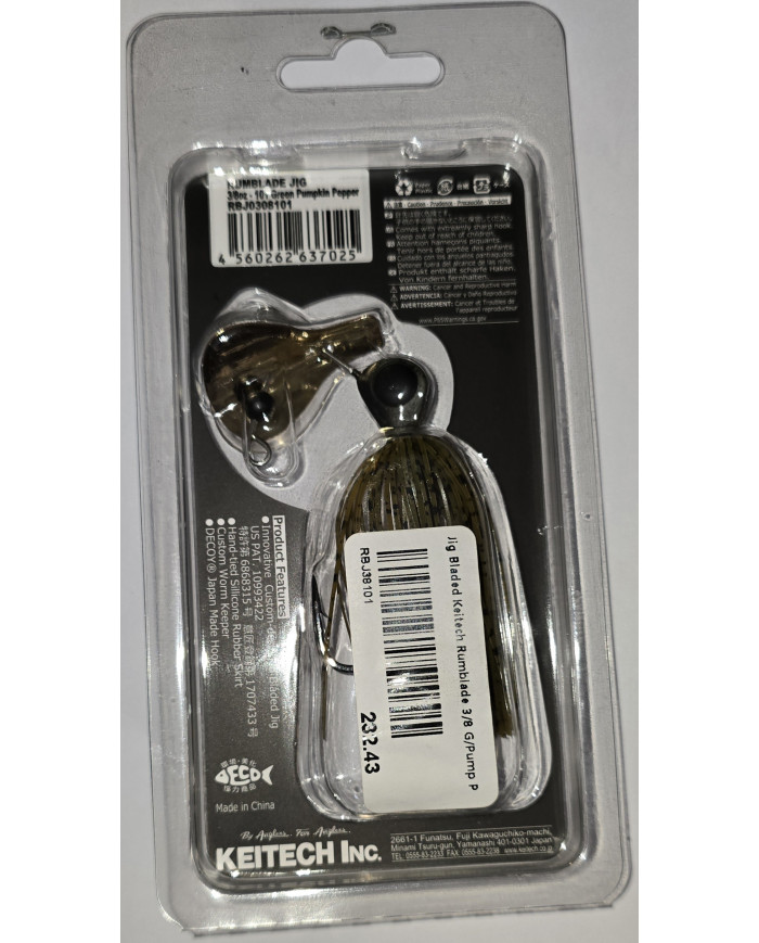 Keitech RumbBlade Jigs – Custom Vibration, Relentless Strikes