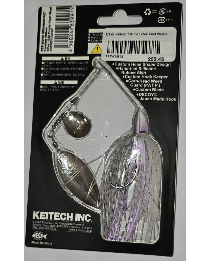 Keitech TEE-BONE Spinnerbait – Custom Performance, Maximum Vibration