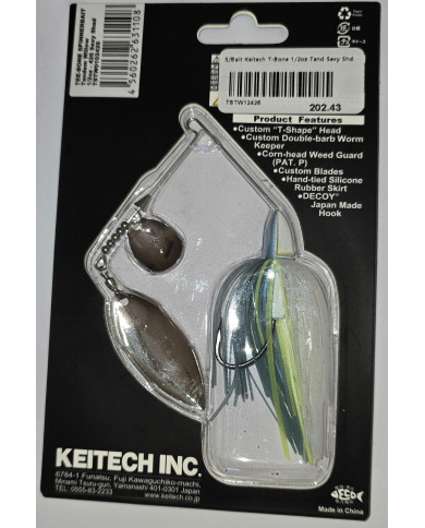Keitech TEE-BONE Spinnerbait – Custom Performance, Maximum Vibration Keitech TEE-BONE Spinnerbait – Custom Performance, Maximum Vibration