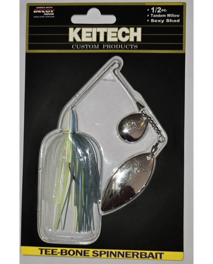 Keitech TEE-BONE Spinnerbait – Custom Performance, Maximum Vibration