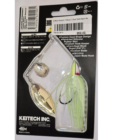 Keitech TEE-BONE Spinnerbait – Custom Performance, Maximum Vibration Keitech TEE-BONE Spinnerbait – Custom Performance, Maximum Vibration