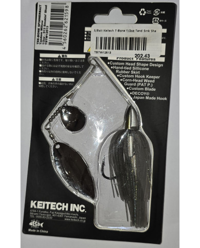 Keitech TEE-BONE Spinnerbait – Custom Performance, Maximum Vibration Keitech TEE-BONE Spinnerbait – Custom Performance, Maximum Vibration