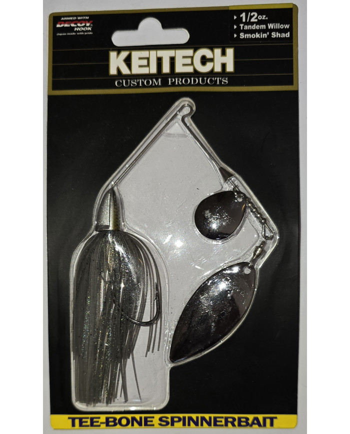 Keitech TEE-BONE Spinnerbait – Custom Performance, Maximum Vibration