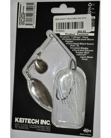 Keitech TEE-BONE Spinnerbait – Custom Performance, Maximum Vibration Keitech TEE-BONE Spinnerbait – Custom Performance, Maximum Vibration