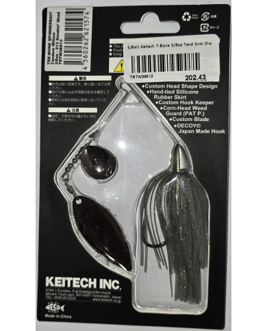 Keitech TEE-BONE Spinnerbait – Custom Performance, Maximum Vibration Keitech TEE-BONE Spinnerbait – Custom Performance, Maximum Vibration