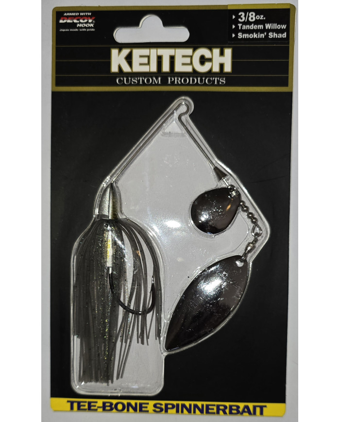 Keitech TEE-BONE Spinnerbait – Custom Performance, Maximum Vibration