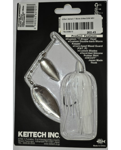 Keitech TEE-BONE Spinnerbait – Custom Performance, Maximum Vibration Keitech TEE-BONE Spinnerbait – Custom Performance, Maximum Vibration