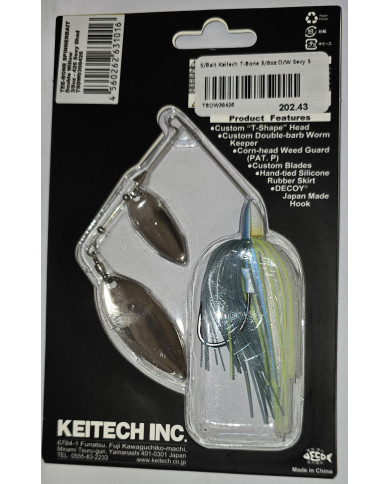 Keitech TEE-BONE Spinnerbait – Custom Performance, Maximum Vibration Keitech TEE-BONE Spinnerbait – Custom Performance, Maximum Vibration