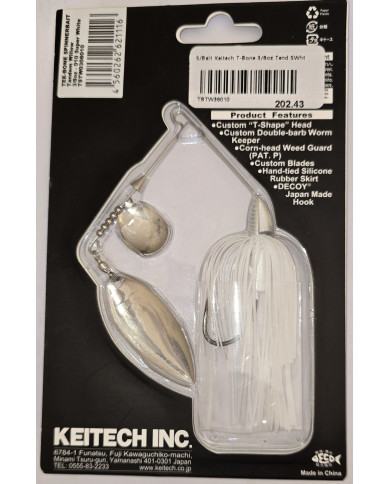 Keitech TEE-BONE Spinnerbait – Custom Performance, Maximum Vibration Keitech TEE-BONE Spinnerbait – Custom Performance, Maximum Vibration