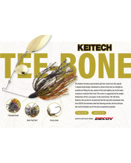 Keitech TEE-BONE Spinnerbait – Custom Performance, Maximum Vibration Keitech TEE-BONE Spinnerbait – Custom Performance, Maximum Vibration