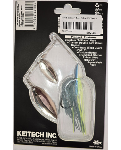 Keitech TEE-BONE Spinnerbait – Custom Performance, Maximum Vibration Keitech TEE-BONE Spinnerbait – Custom Performance, Maximum Vibration