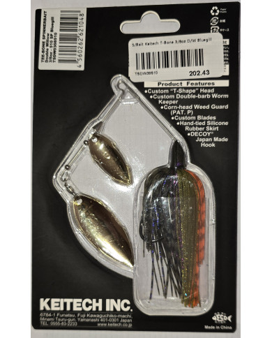 Keitech TEE-BONE Spinnerbait – Custom Performance, Maximum Vibration Keitech TEE-BONE Spinnerbait – Custom Performance, Maximum Vibration