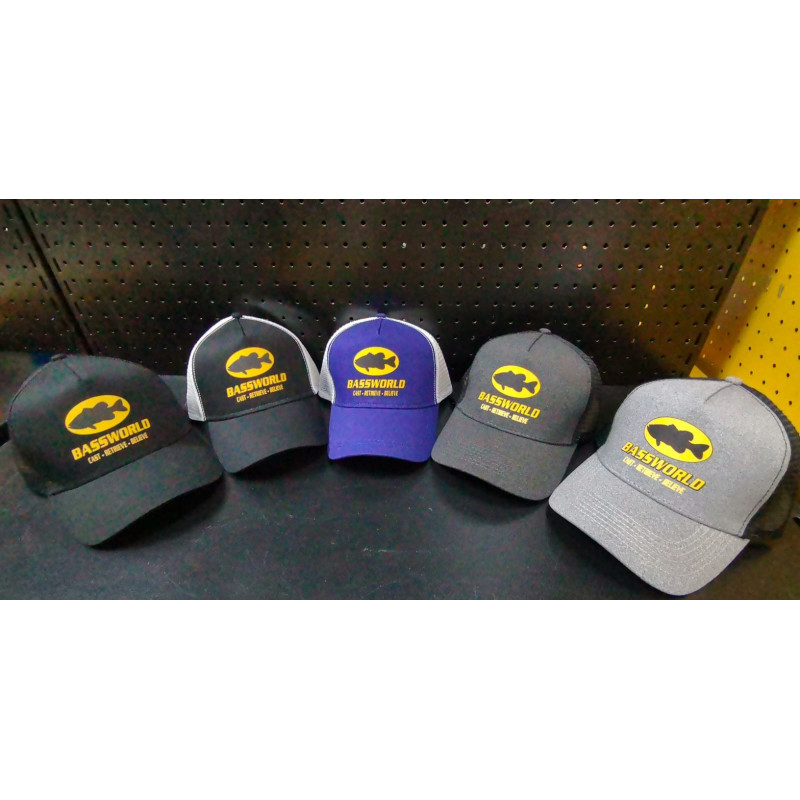 BassWorld Trucker Caps – Stylish & Comfortable Fishing Hat