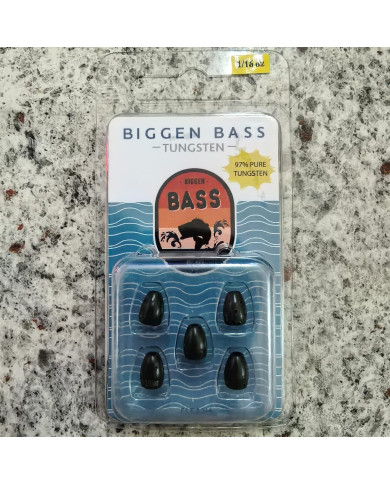 Biggen Bass Tungsten Flipping Weights – Premium Bass Fishing Weights Biggen Bass Tungsten Flipping Weights – Premium Bass Fishing Weights