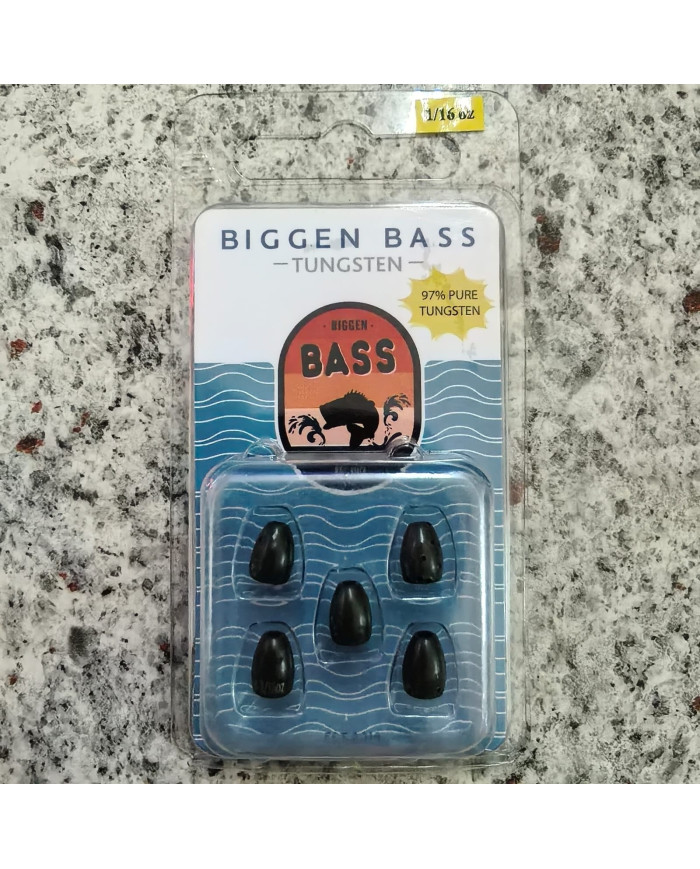 Biggen Bass Tungsten Flipping Weights – Premium Bass Fishing Weights