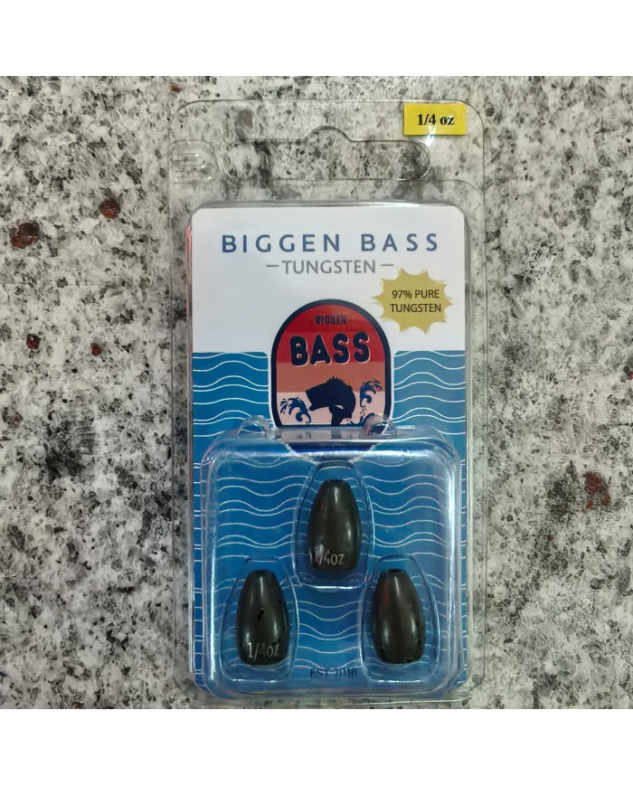 Biggen Bass Tungsten Flipping Weights – Premium Bass Fishing Weights