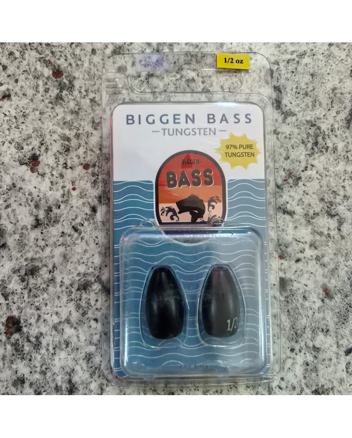 Biggen Bass Tungsten Flipping Weights – Premium Bass Fishing Weights