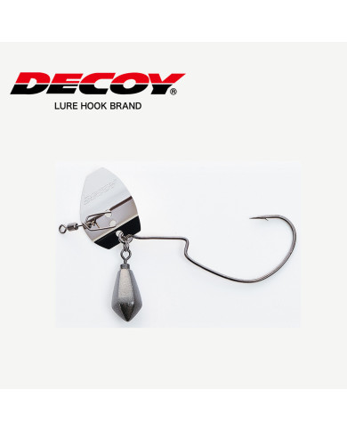 Decoy Flash Bladed Rig Hook | High-Flash Soft Bait Hook