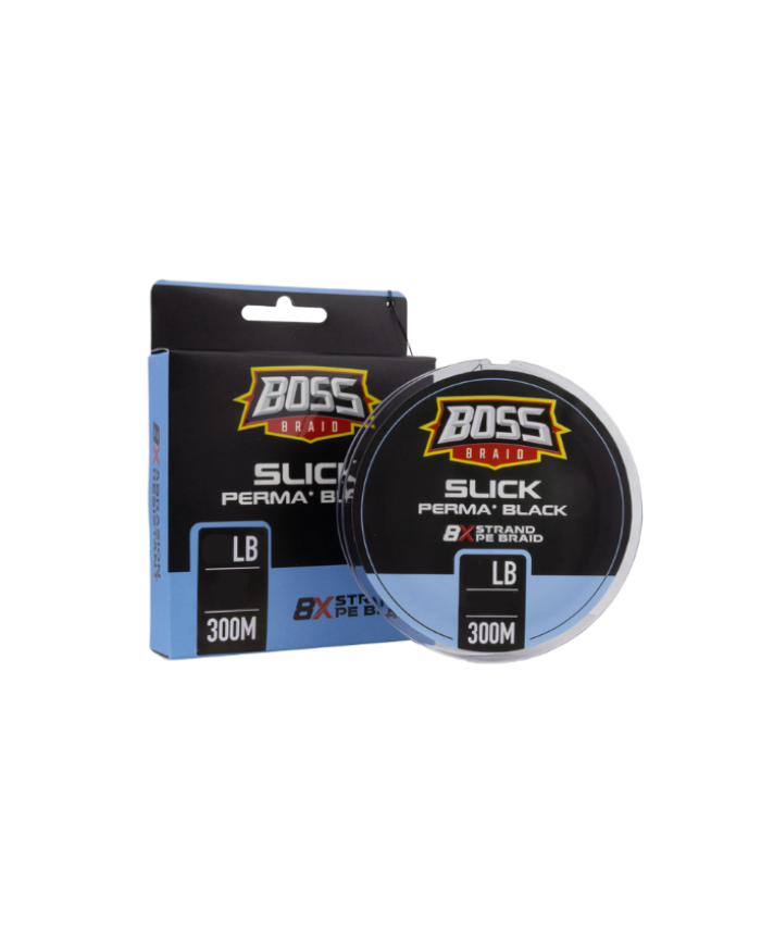 Boss Braid Slick Perma Black 8X PE Braid | Ultra Smooth Braided Line