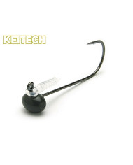 Keitech Tungsten Football Shaky Head | Finesse Jig for Bass Fishing