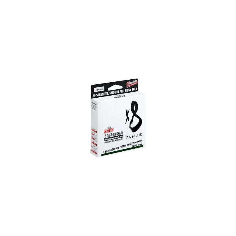 Sufix 8 Carrier Braid – Smooth, Strong & High-Performance Braided Line