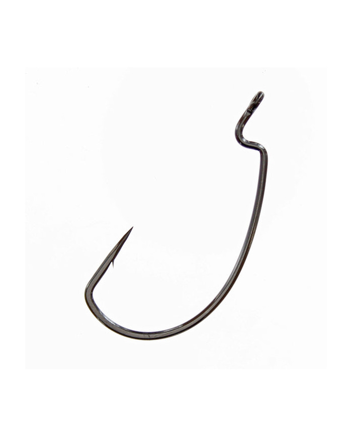 Gamakatsu Superline EWG Hook (Black) – Heavy-Duty Fishing Hook for Braided Lines