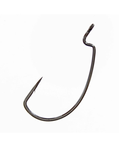Gamakatsu Superline EWG Hook (Black) – Heavy-Duty Fishing Hook for Braided Lines