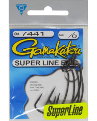Gamakatsu Superline EWG Hook (Black) – Heavy-Duty Fishing Hook for Braided Lines