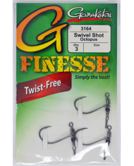 Gamakatsu Swivel Shot Drop Shot Hook – Innovative Twist-Free Design