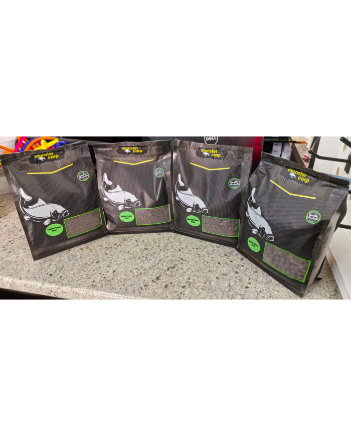 Monster Carp Oil-Coated Sinking Pellets | High-Attract Carp Bait Monster Carp Oil-Coated Sinking Pellets | High-Attract Carp Bait
