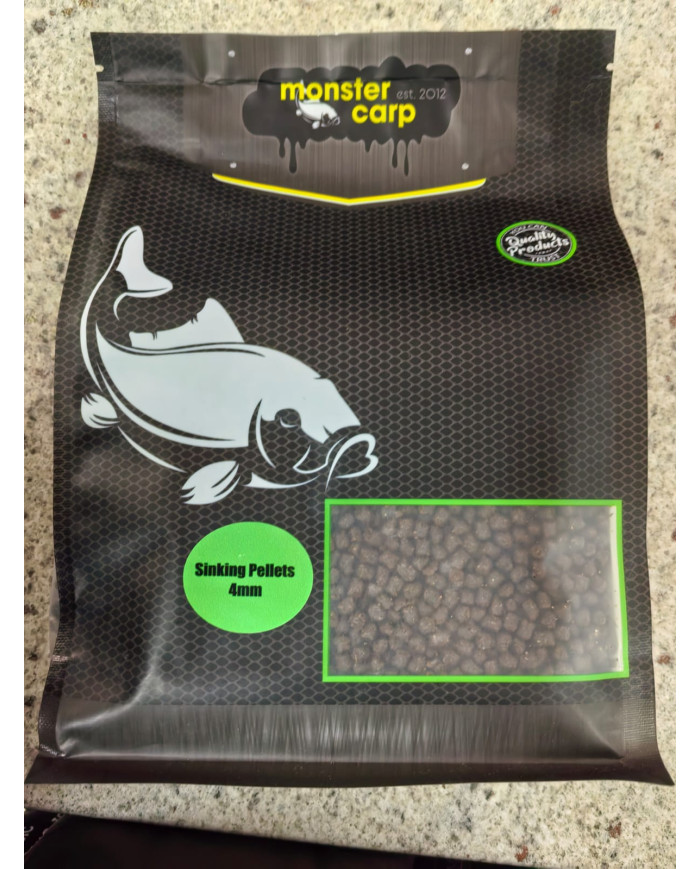 Monster Carp Oil-Coated Sinking Pellets | High-Attract Carp Bait Monster Carp Oil-Coated Sinking Pellets | High-Attract Carp Bait