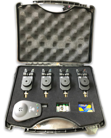 Jackel T-Roc 4+1 Wireless Alarm Set – Full Bite Alarm Kit Jackel T-Roc 4+1 Wireless Alarm Set – Full Bite Alarm Kit