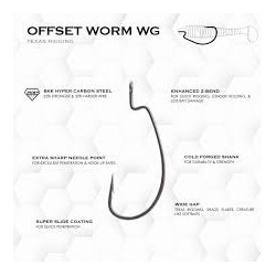 BKK Offset Worm WG Hook | Wide-Gap Design for Perfect Hooksets