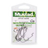 Mustad Offset Worm Hook – Strong, Sharp & Perfect for Soft Plastics