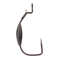 Mustad Weighted Grip Hook – Balanced, Strong & Perfect for Soft Plastics