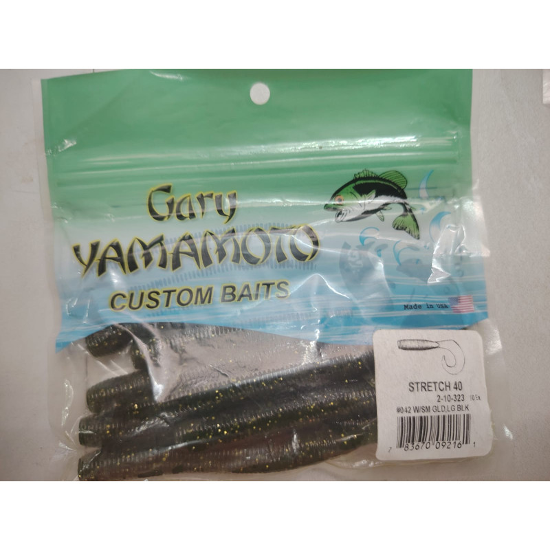 Gary Yamamoto Stretch 40 – Versatile 6" Soft Plastic Grub