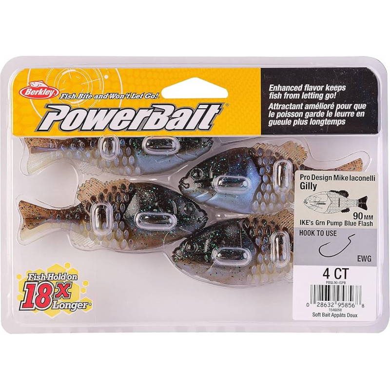 Berkley PowerBait Gilly 90mm - Lifelike Action for Bass & Pike
