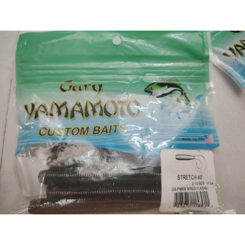 Gary Yamamoto Stretch 40 – Versatile 6" Soft Plastic Grub